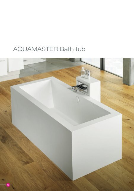 AQUAMASTER – shower basins and bath tubs - Pfeiffer & Söhne ...