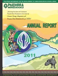 2011 Annual Report - PhilDHRRA-Mindanao