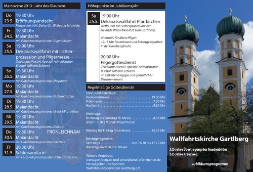 Informationsbroschüre - Pfarrkirchen