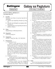 Gabay sa Pagtuturo - Diwa Learning Systems