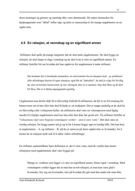 Masteroppgave - Ann-Elisabeth F. Kolstad.pdf - TEORA - Høgskolen ...