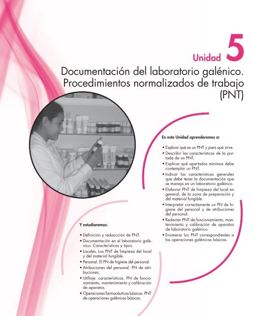 Documentación del laboratorio galénico ... - McGraw-Hill