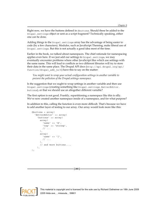 Drupal 6 JavaScript and jQuery - Ebook-Cours.com