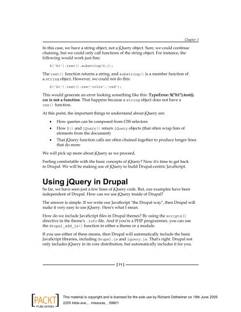 Drupal 6 JavaScript and jQuery - Ebook-Cours.com