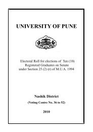 Election - University of Pune