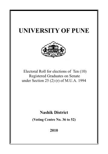 Election - University of Pune