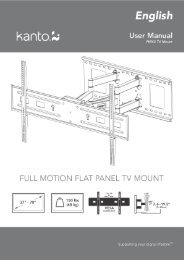 FULL MOTION FLAT PANEL TV MOUNT - Costco