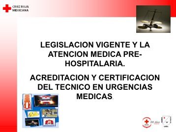 legislacion vigente y la atencion medica pre- hospitalaria ...