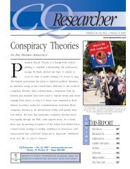 CQR Conspiracy Theories - Maxwell School - Syracuse University