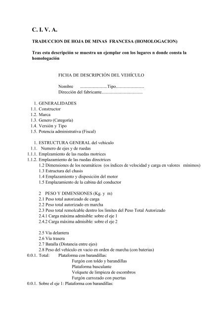 guia interpretativa de las documentaciones mas usales de vehiculos