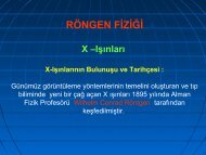 Not-1 - Tıbbi Görüntüleme Teknikleri