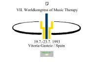 23.7. 1993 Vitoria-Gasteiz / Spain - World Federation of Music Therapy