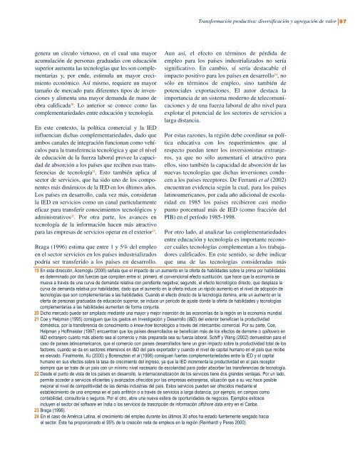 Transformación productiva: diversificación y agregación de ... - CAF