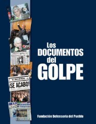 Los Documentos del Golpe - Fidel Ernesto Vásquez I.