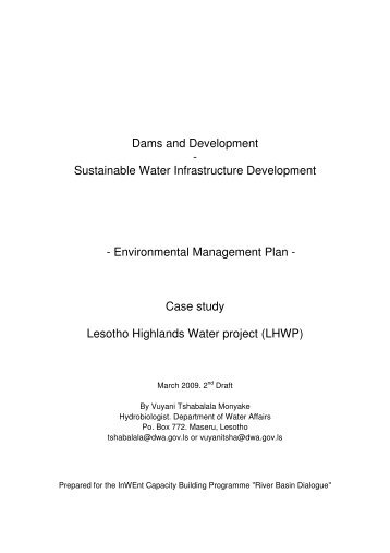 Environmental Management Plan - Global Campus 21