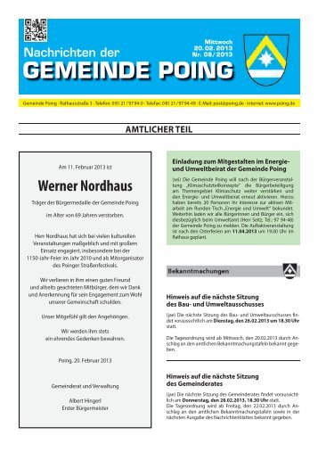 GEMEINDE POING