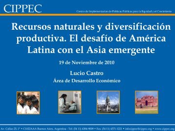 Recursos naturales y diversificación productiva. El desafío de ...