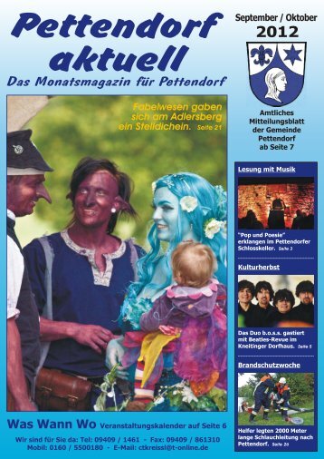 Das Monatsmagazin für Pettendorf - Markt Lappersdorf