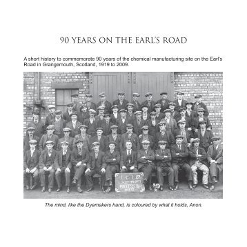 90 YEARS ON THE EARL'S ROAD - ColorantsHistory.Org