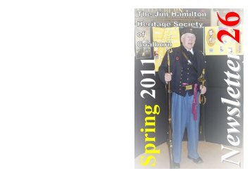 Newsletter 26 - Jim Hamilton Heritage Society of Coalburn