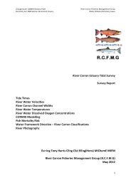River Carron Estuary Tidal Survey Survey Report Tide Times River ...