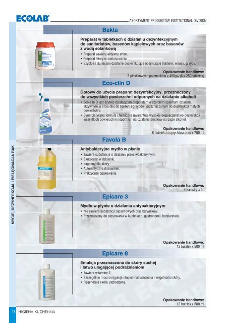 chemia profesjonalna HoReCa - Fresh - Toruń