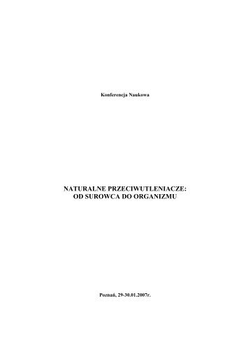 MATERIAŁY KONFERENCYJNE - STRESZCZENIA (pdf)