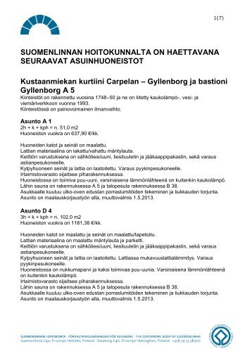 Iso-Mustasaaren kerrostalo C 84 - Suomenlinna