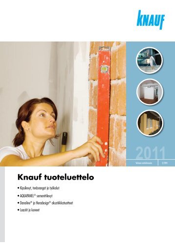 Knauf tuoteluettelo 2011