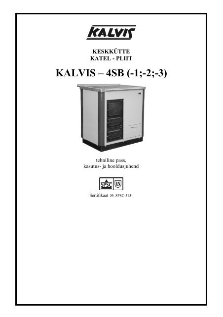 KALVIS – 4SB (-1;-2;-3) - Efipa
