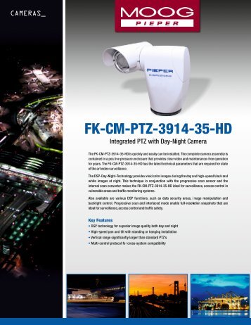 Page 1 . ~ V FK-GM-PTZ-3914-35-HD Integrated PTZ with Day-Night ...