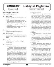 Gabay sa Pagtuturo - Diwa Learning Systems