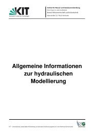 Allgemeine Informationen zur hydraulischen Modellierung (pdf)