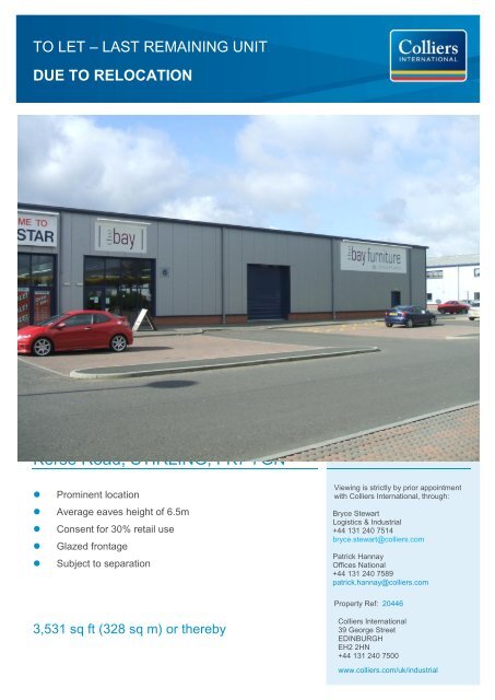 Unit 6B Springkerse Trade Park, Kerse Road, STIRLING ... - NovaLoca