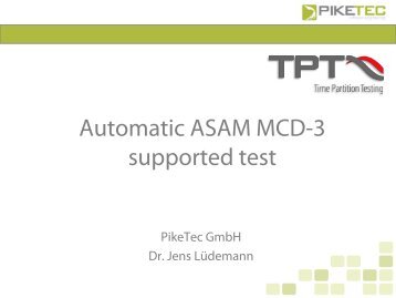 Time Partition Testing - PikeTec