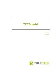 TPT Tutorial - PikeTec