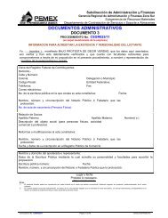 documentos administrativos - Pemex Gas y Petroquímica Básica