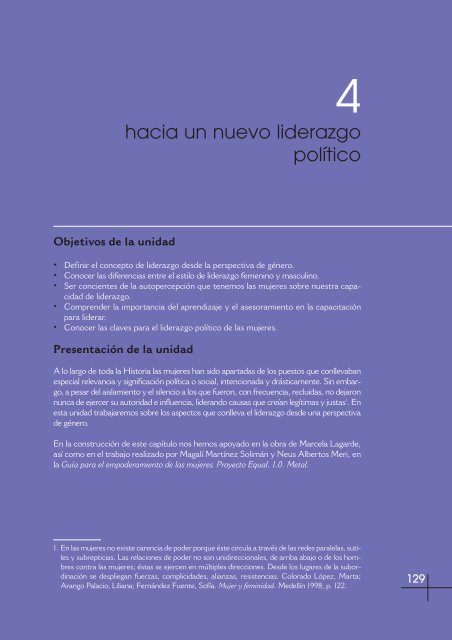 Manual de la Alumna. Guía - Educación en valores