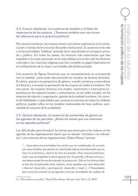 Manual de la Alumna. Guía - Educación en valores