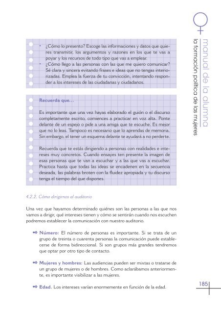 Manual de la Alumna. Guía - Educación en valores