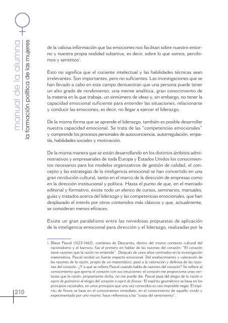 Manual de la Alumna. Guía - Educación en valores