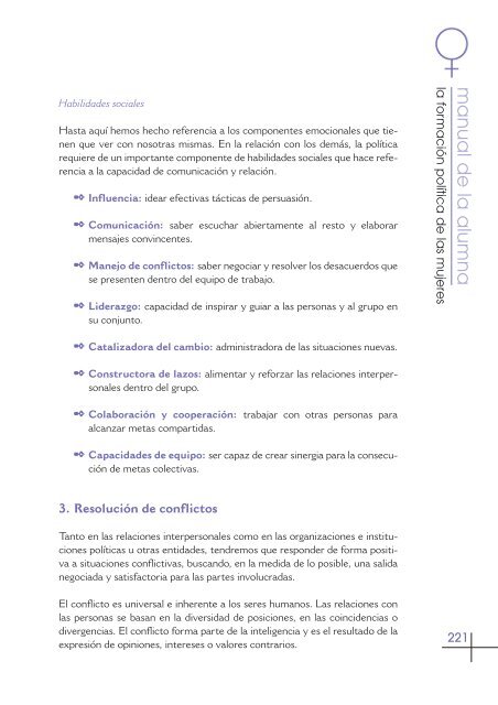 Manual de la Alumna. Guía - Educación en valores