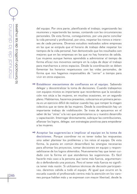 Manual de la Alumna. Guía - Educación en valores