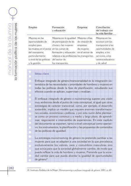 Manual de la Alumna. Guía - Educación en valores