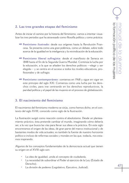 Manual de la Alumna. Guía - Educación en valores