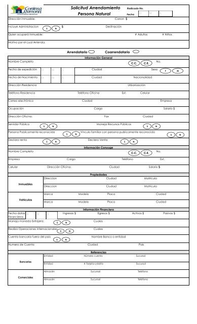 Contrato de arrendamiento coninsa ramón h