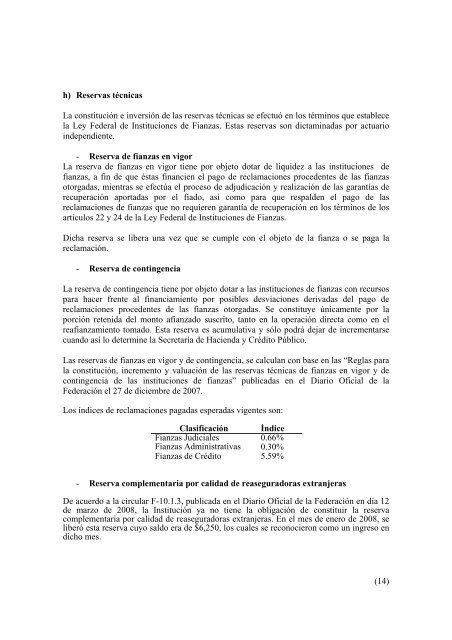 AXA FIANZAS, S. A. (Subsidiaria de AXA Seguros ... - AXA México