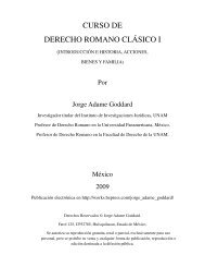 Jorge Adame Goddard: CURSO DE DERECHO ROMANO CLÁSICO I