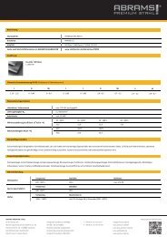 HSS PM 23 - Abrams Premium Stahl