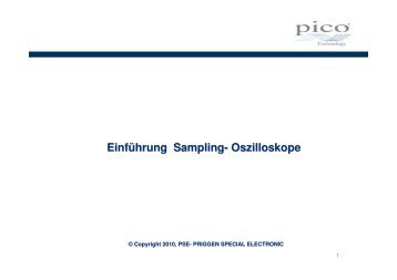 Praesentation Sampling- Oszilloskope - Priggen